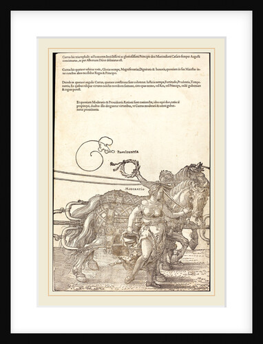 The Triumphal Chariot of Maximilian I plate 3 of 8, 1522 by Albrecht Dürer