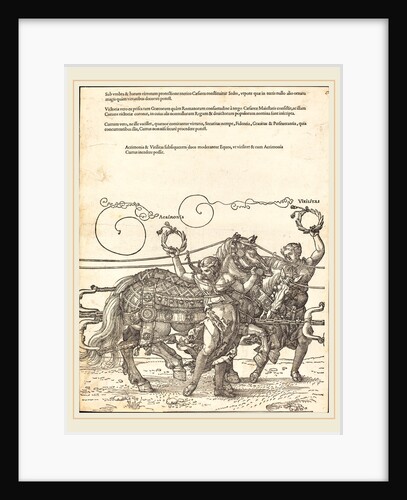 The Triumphal Chariot of Maximilian I plate 6 of 8, 1522 by Albrecht Dürer