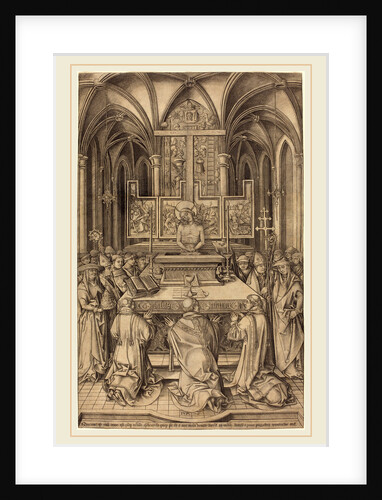 The Mass of Saint Gregory by Israhel van Meckenem