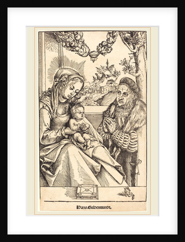 The Virgin and Child Adored by Frederic the Wise of Saxony by Lucas Cranach the Elder