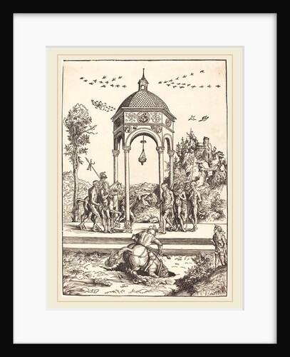 Marcus Curtius Plunging into the Chasm by Lucas Cranach the Elder