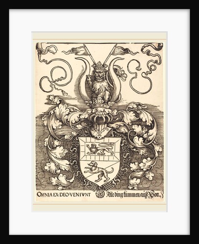 Coat of Arms of Lorenz Staiber, probably 1520-1521 by Albrecht Dürer