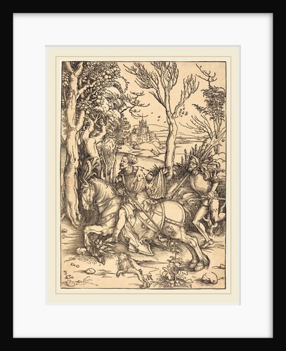 The Knight on Horseback and the Lansquenet by Albrecht Dürer