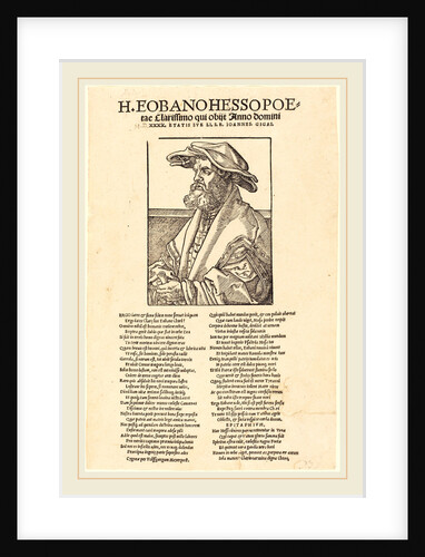 Eobanus Hess, 1526 by Albrecht Dürer