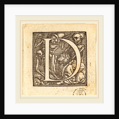 Letter D by Hans Holbein the Younger