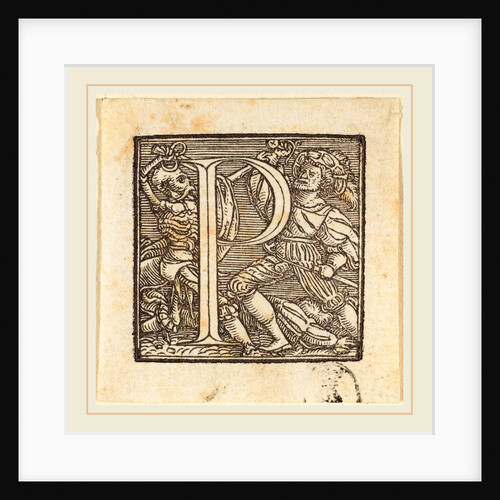 Letter P by Hans Holbein the Younger