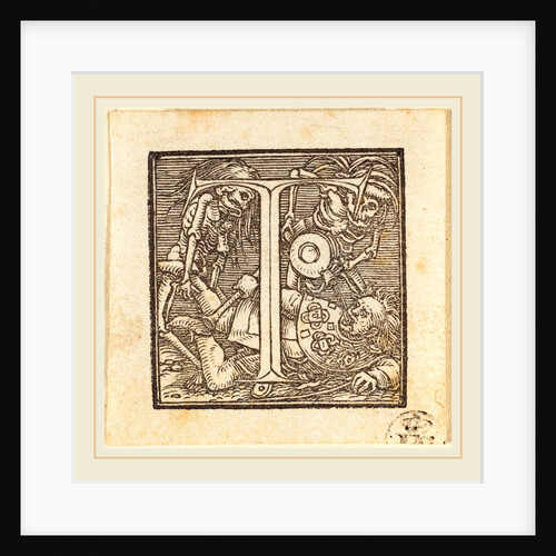 Letter T by Hans Holbein the Younger