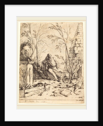 Democritus Meditating, 1654 by Johann Heinrich Schönfeld