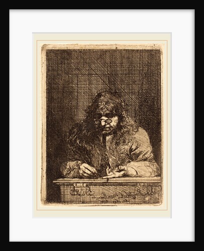 Self-Portrait Drawing, 1675 by Michael Lukas Leopold Willmann