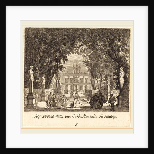 Villa Aquaviva, 1681 by Melchior Küsel