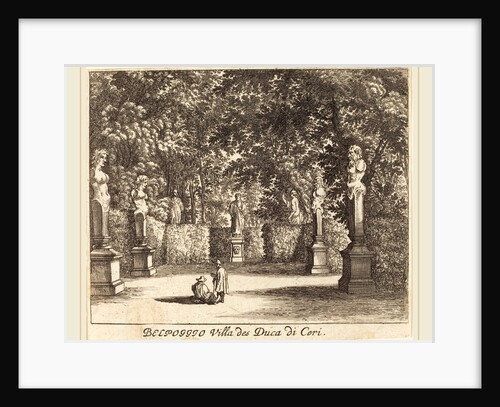 Balpoggio, Villa of Duke di Ceri, 1681 by Melchior Küsel