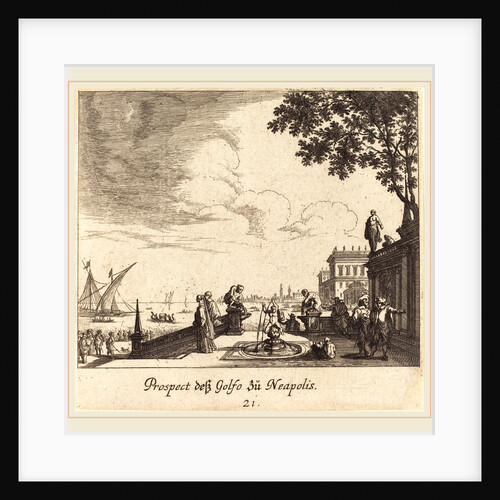 View of Gulf of Naples, 1681 by Melchior Küsel