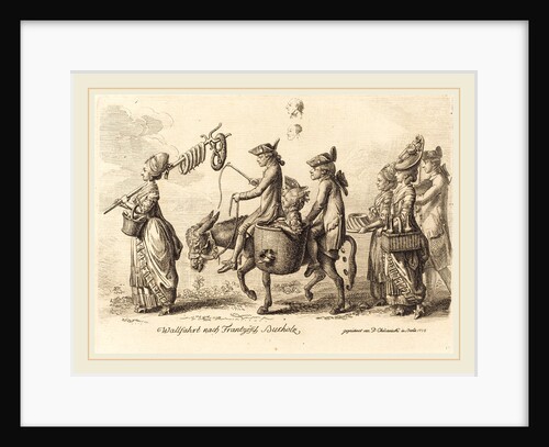 Pilgrimage to French Bucholz, 1775 by Daniel Nikolaus Chodowiecki