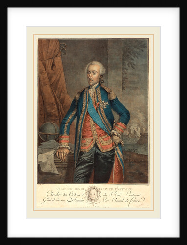 Charles Henri, Comte d'Estaing by P. Frieselhem