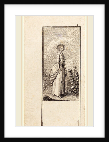 Girl with a Crown of Flowers, 1784 by Daniel Nikolaus Chodowiecki