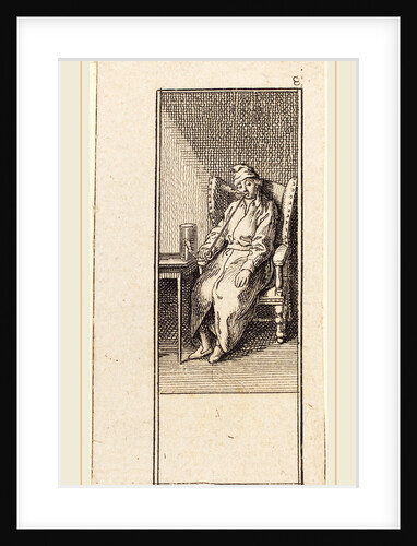 Young Man Seated, Smoking, 1784 by Daniel Nikolaus Chodowiecki