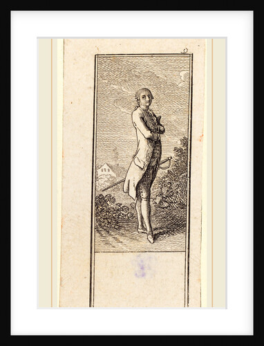 Young Man Bareheaded, with Sword, 1784 by Daniel Nikolaus Chodowiecki