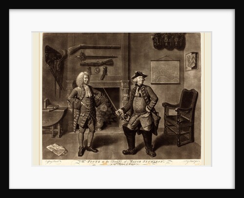 Mr. Foote in the Character of Major Sturgeon, in the Mayor of Garrat, 1765 by Johann Gottfried Haid