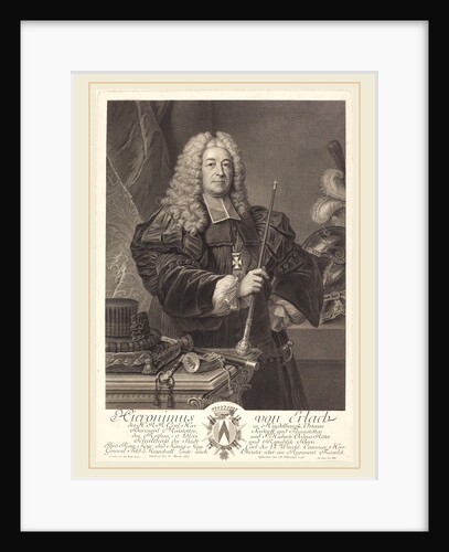 Cavalier, Johann von Erlach by Johann Georg Wille