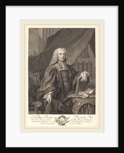 Nicolas Rene Berryer by Johann Georg Wille