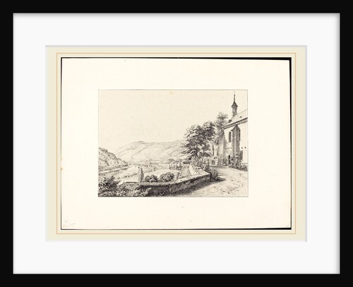 The Convent Terrace, 1829 by Ernst Fries