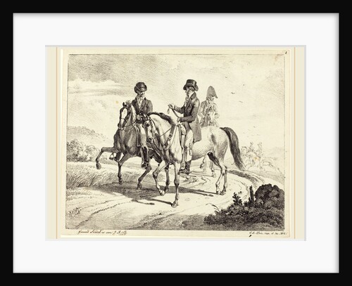 Outing on Horseback, 1811 by Johann Adam Klein