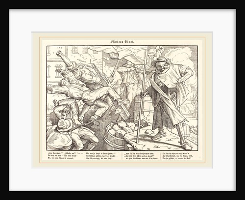 Auch ein Todtentanz V, 1849 by Alfred Rethel