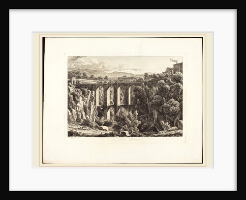 A Cività Castellana, 1794 by Johann Christian Reinhart