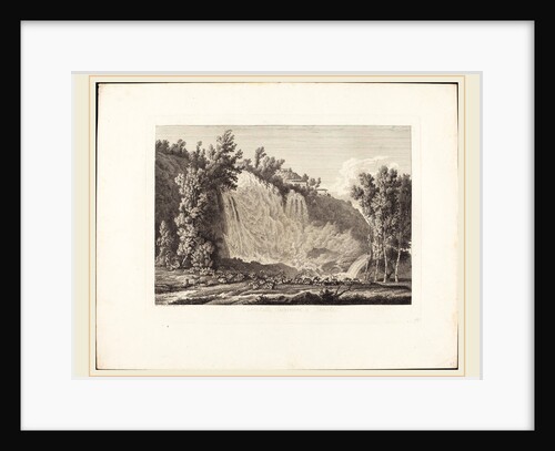 Cascatella Superiore a Tivoli, 1796 by Albert Christoph Dies