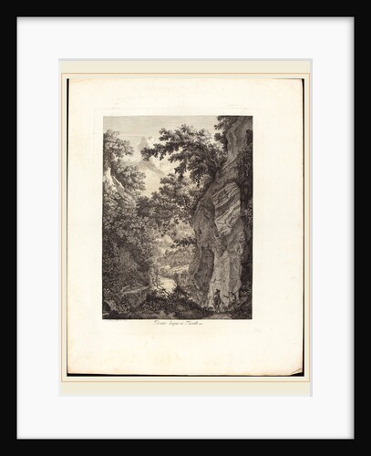 Ponte Lupo a Tivoli, 1792 by Albert Christoph Dies