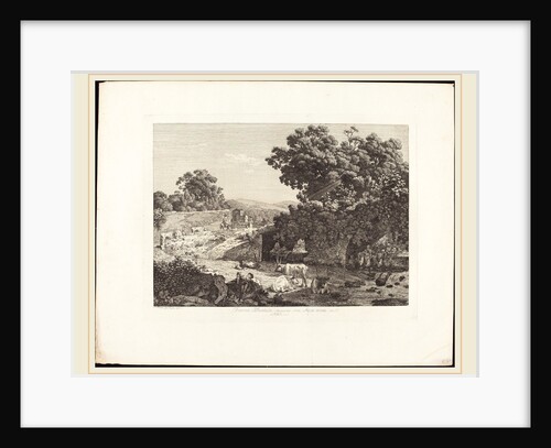 Fontana Blandusia, volgarmente detta Acquoria a Tivoli, 1794 by Jacob Wilhelm Mechau