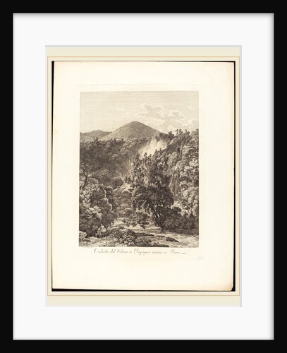 Caduta del Velino a Papigno, vicino a Terni, 1795 by Jacob Wilhelm Mechau