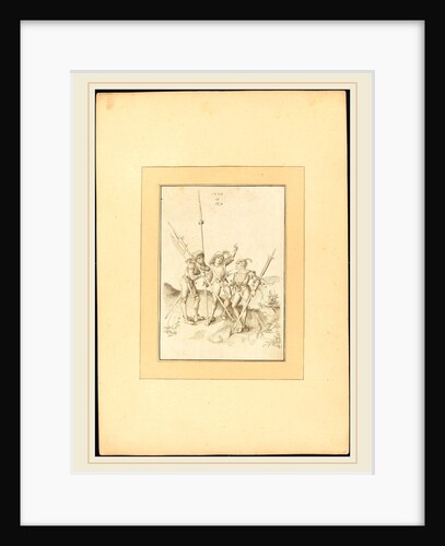 Three Lansquenets, 1780 by Katharina Prestel