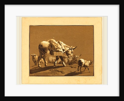Donkey by Johann Gottlieb Prestel