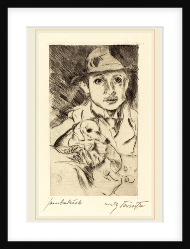 Boy with Dog by Lovis Corinth