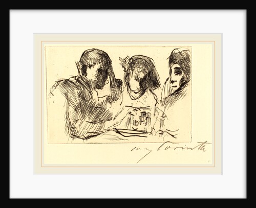 Chess Players by Lovis Corinth