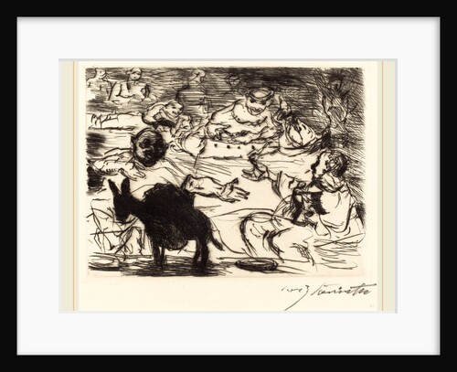 The Banquet of Trimalchio: pl.V by Lovis Corinth
