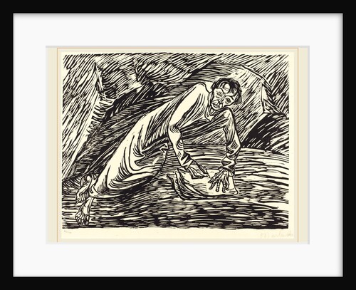 The Writing Prophet by Ernst Barlach