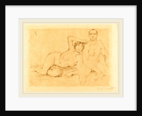 Two Nudes by Lovis Corinth