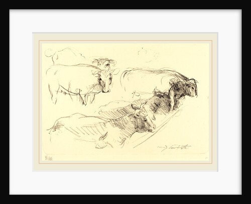 Cows by Lovis Corinth