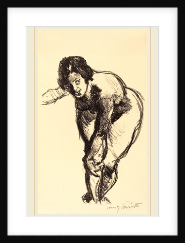 Nude Bending Forward by Lovis Corinth