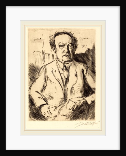 Gerhart Hauptmann by Lovis Corinth