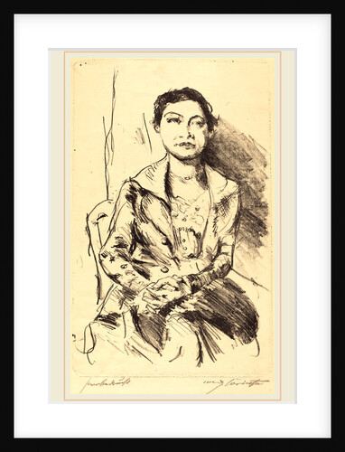 Anneliese Halbe by Lovis Corinth