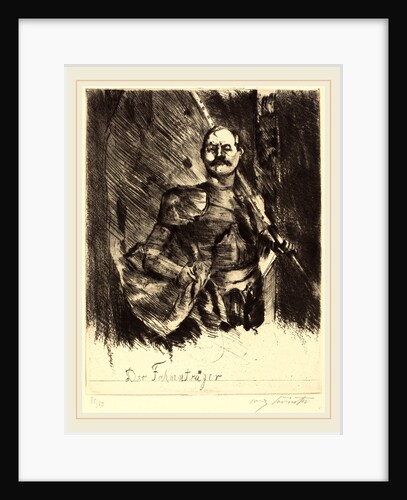 Der Fahnenträger by Lovis Corinth