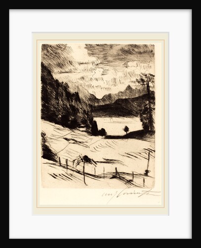 On the Walchen Sea by Lovis Corinth