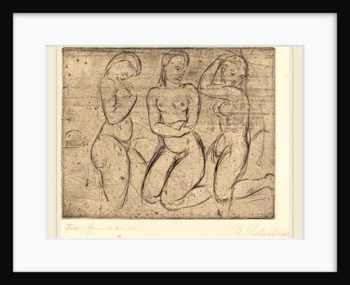 Three Kneeling Women by Wilhelm Lehmbruck