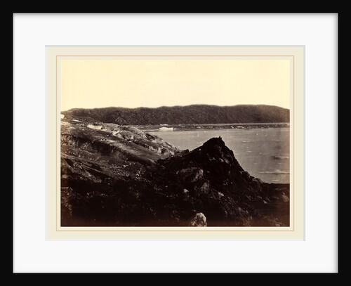 The Arctic Regions: No. 36. The Glacier As Seen Flowing Or Being Forced Down Between The Hills, Ploughing Up A Moraine Of Earth And Rocks, Twenty To Thirty Feet High, 1869 by Dunmore and Critcherson