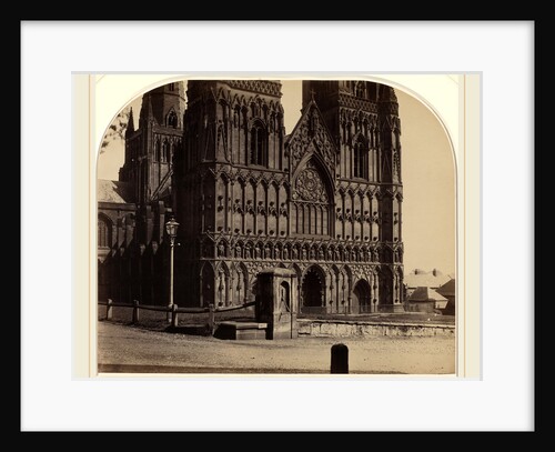 Lichfield Cathedral from the North-west, 1858 by Roger Fenton