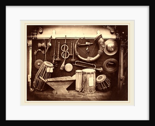Still Life of Musical Instruments, c. 1863 by Edmond Lebel