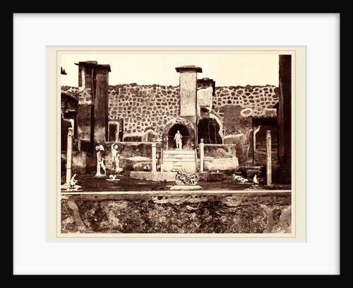 View of Pompeii, Casa di Marco Lucrezio, c. 1870 by Giorgio Sommer